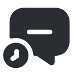 Message Time SVG Icon